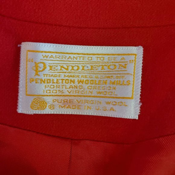 PENDLETON Red Blazer - Picture 5 of 8